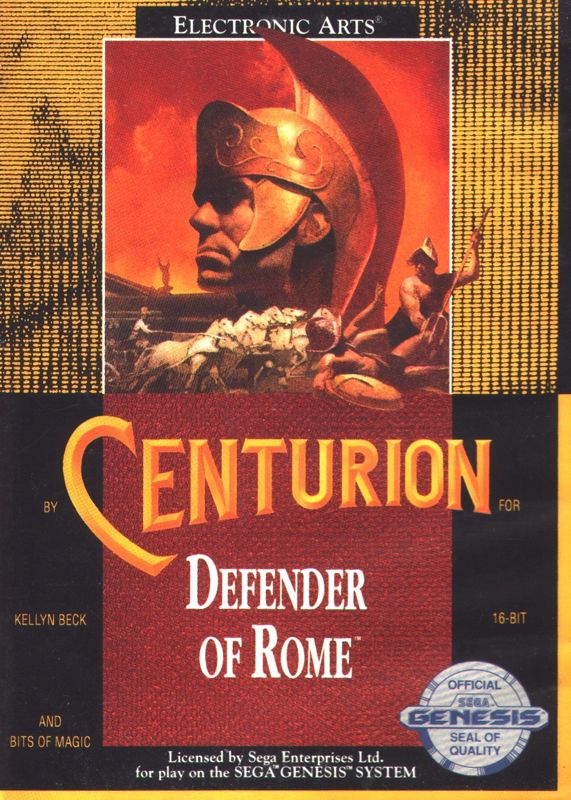 Centurion: Defender of Rome box art for Sega Mega Drive